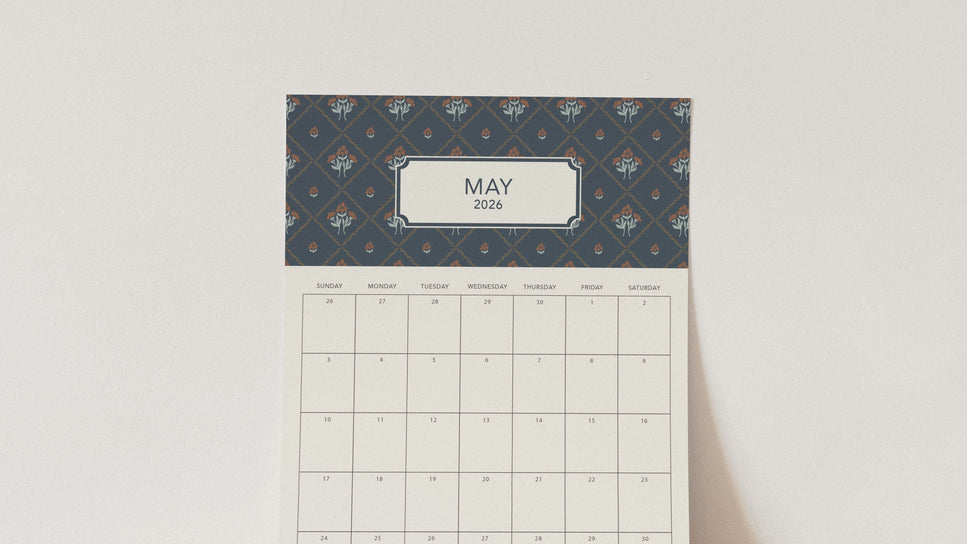 Pattern Inspired Calendar for 2026 by Hope Johnson
