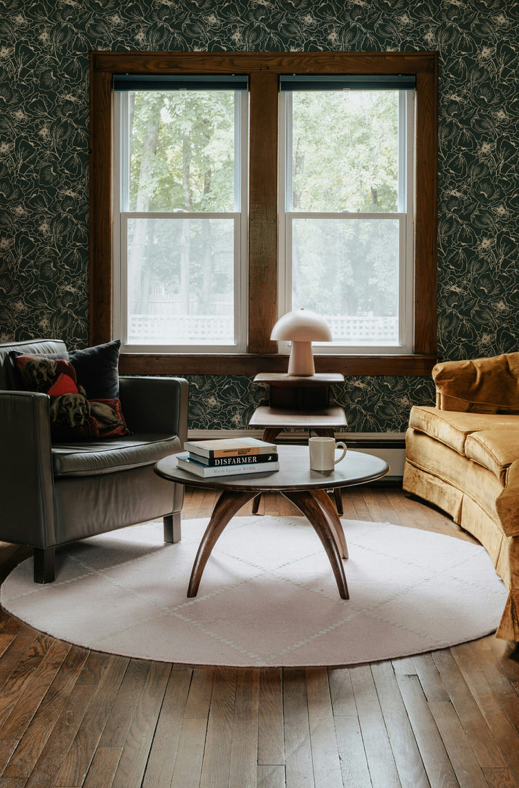 Subtle Floral Walllpaper Inspiration