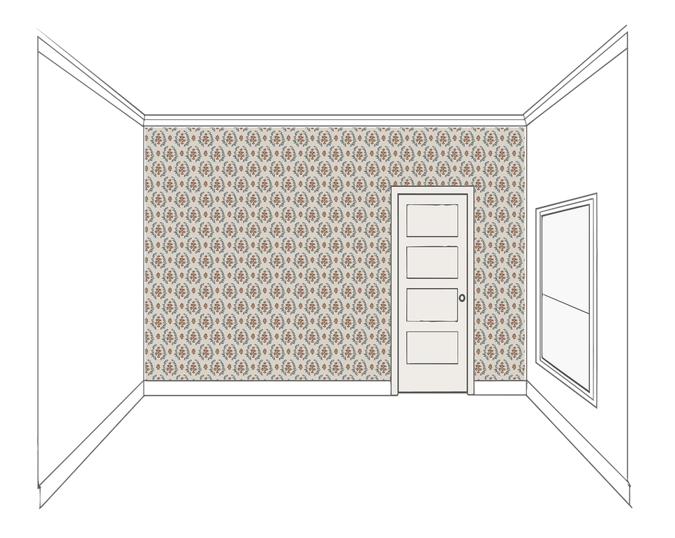 Vintage Inspired Wallpaper byHopeatHome