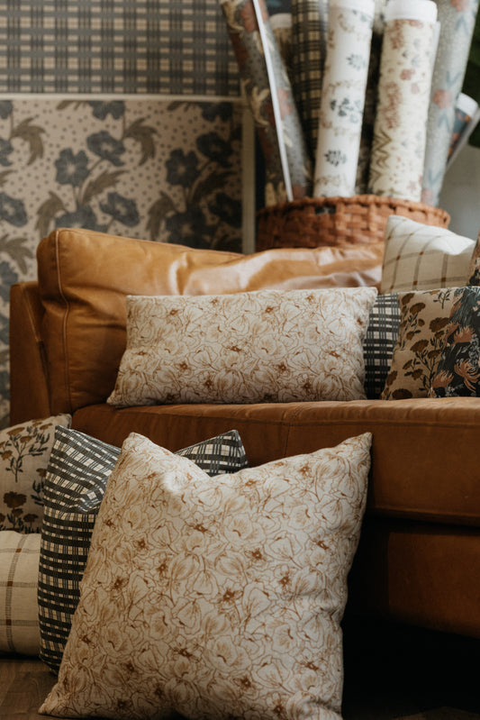 Designer Pillows, Textiles, and Wallpaper