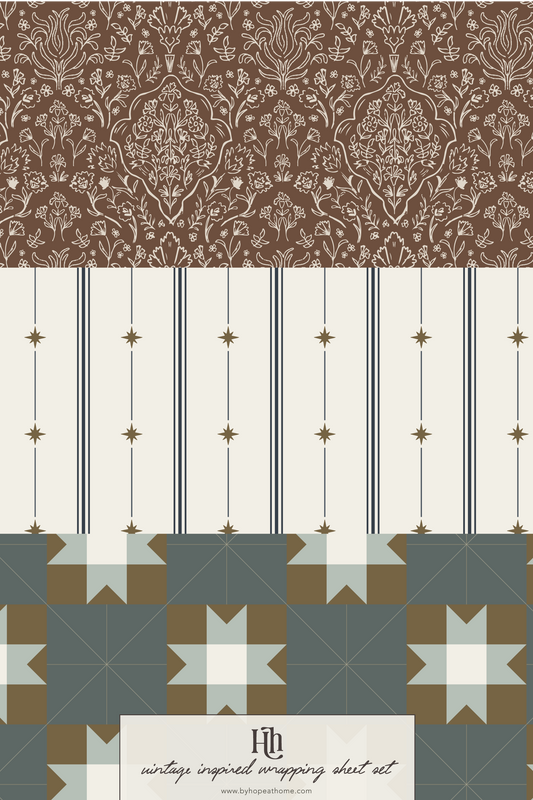 Vintage-Inspired Wrapping Sheets | The Curated Set | No. 02