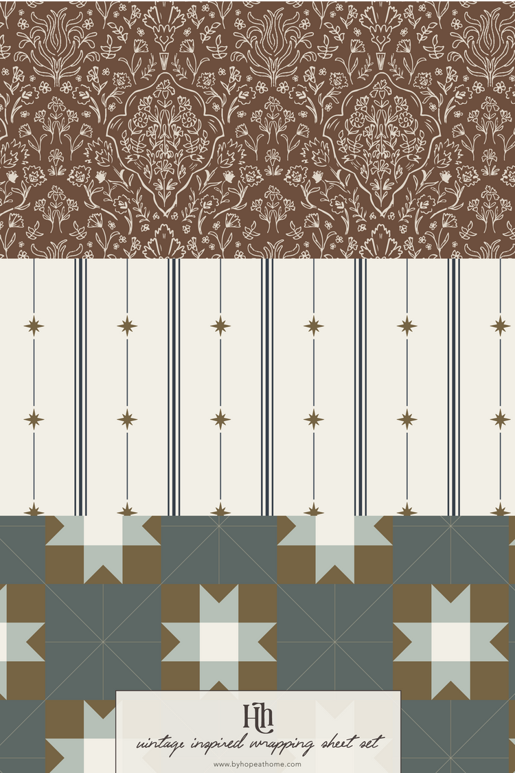 Vintage-Inspired Wrapping Sheets | The Curated Set | No. 02