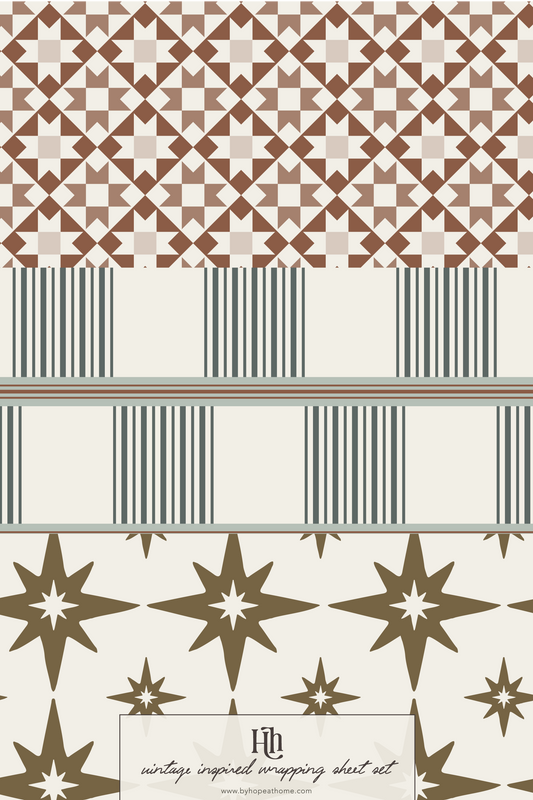 Vintage-Inspired Wrapping Sheets | The Curated Set | No. 03