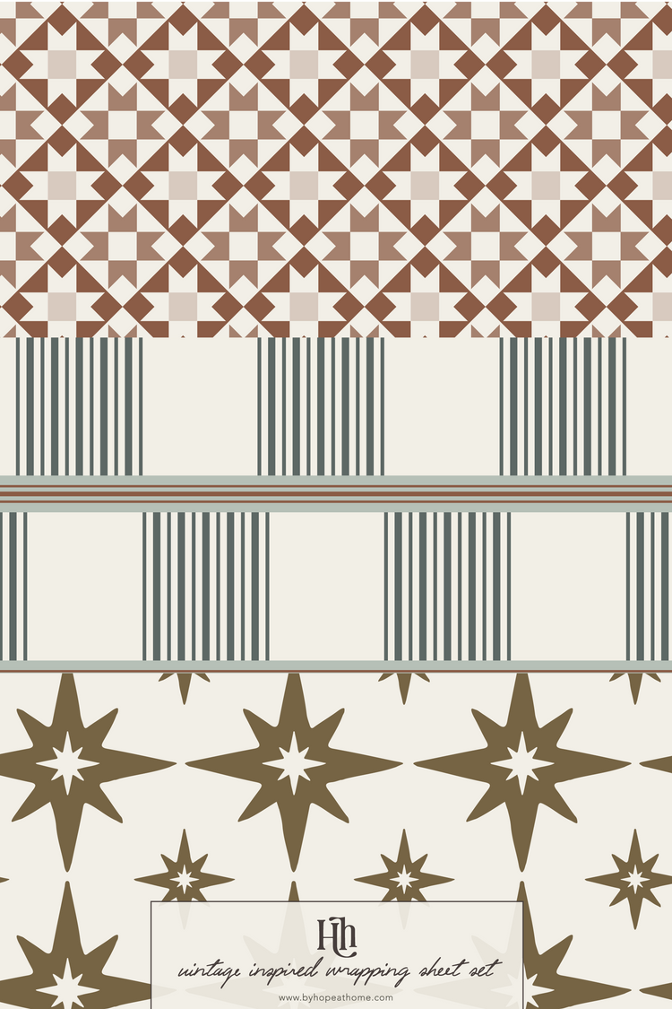 Vintage-Inspired Wrapping Sheets | The Curated Set | No. 03