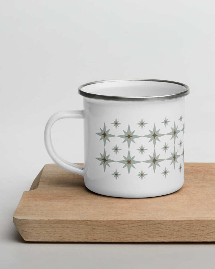 Vintage-Inspired Enamel Mug byHopeatHome