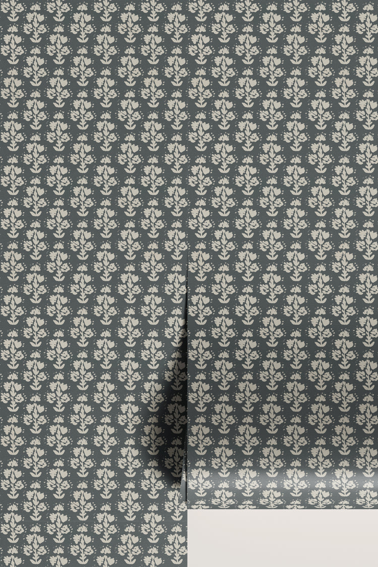 Block Print No. 01 Wallpaper