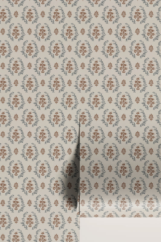 Block Print No. 02 Wallpaper