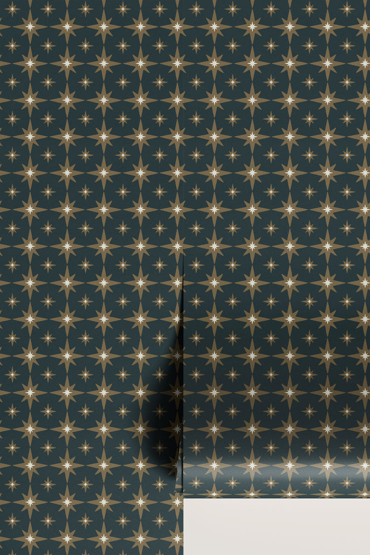 Starlit in Midnight Green SAMPLE