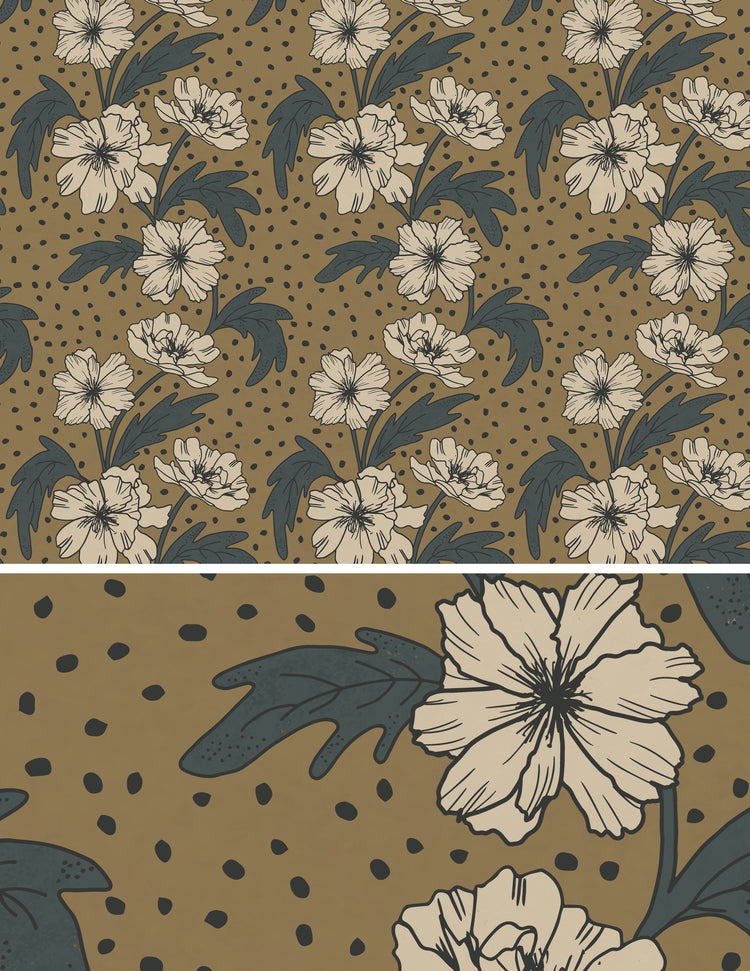 Vintage Floral Wallpaper