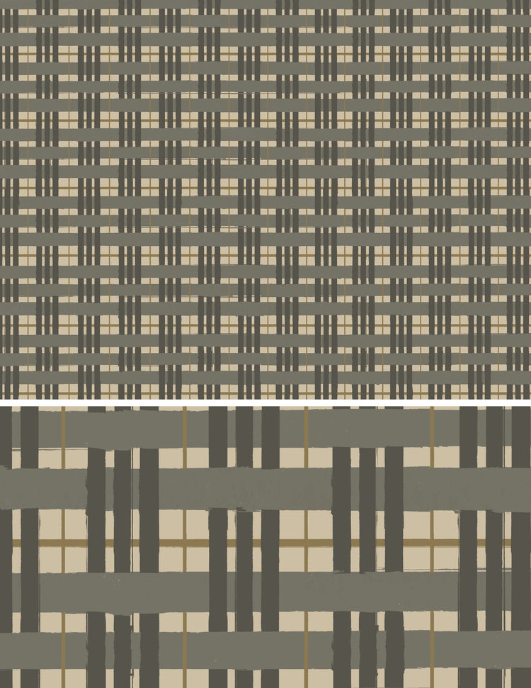 Non-Floral Plaid Wallpaper