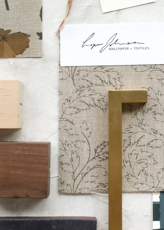 A GUIDE: Pairing Wallpaper and Textiles