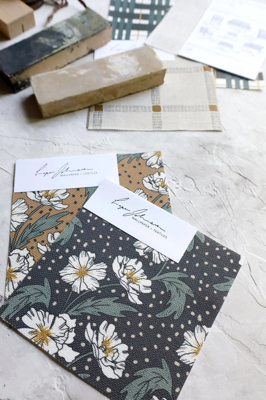 Vintage Floral Inspired Fabric by the Yard