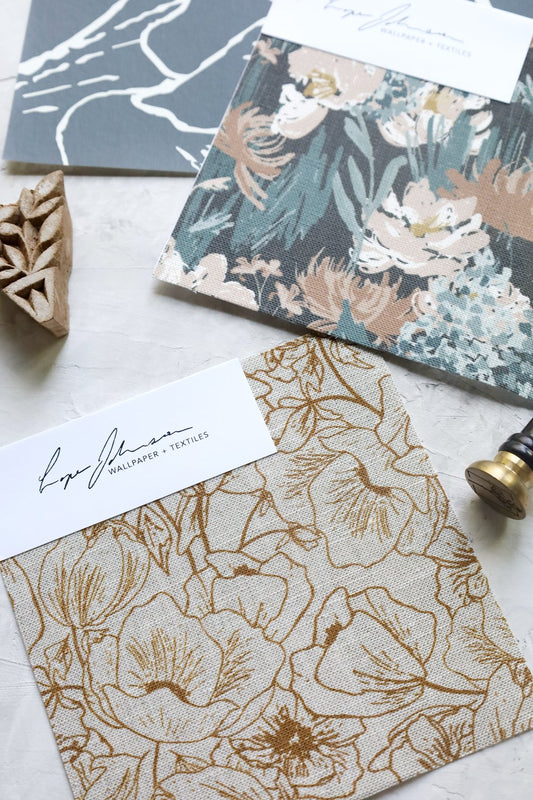 Floral Linen by the Yard