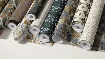wallpaper rolls, vintage inspired wallpaper