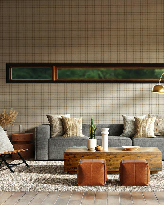 windowpane style plaid inspiration