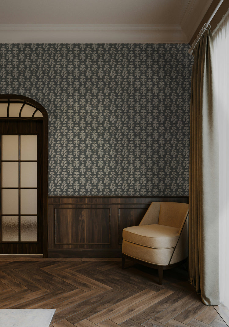 Block Print Inspired Wallpaper