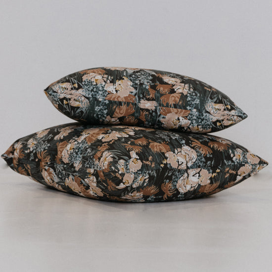 Moody Floral Pillow
