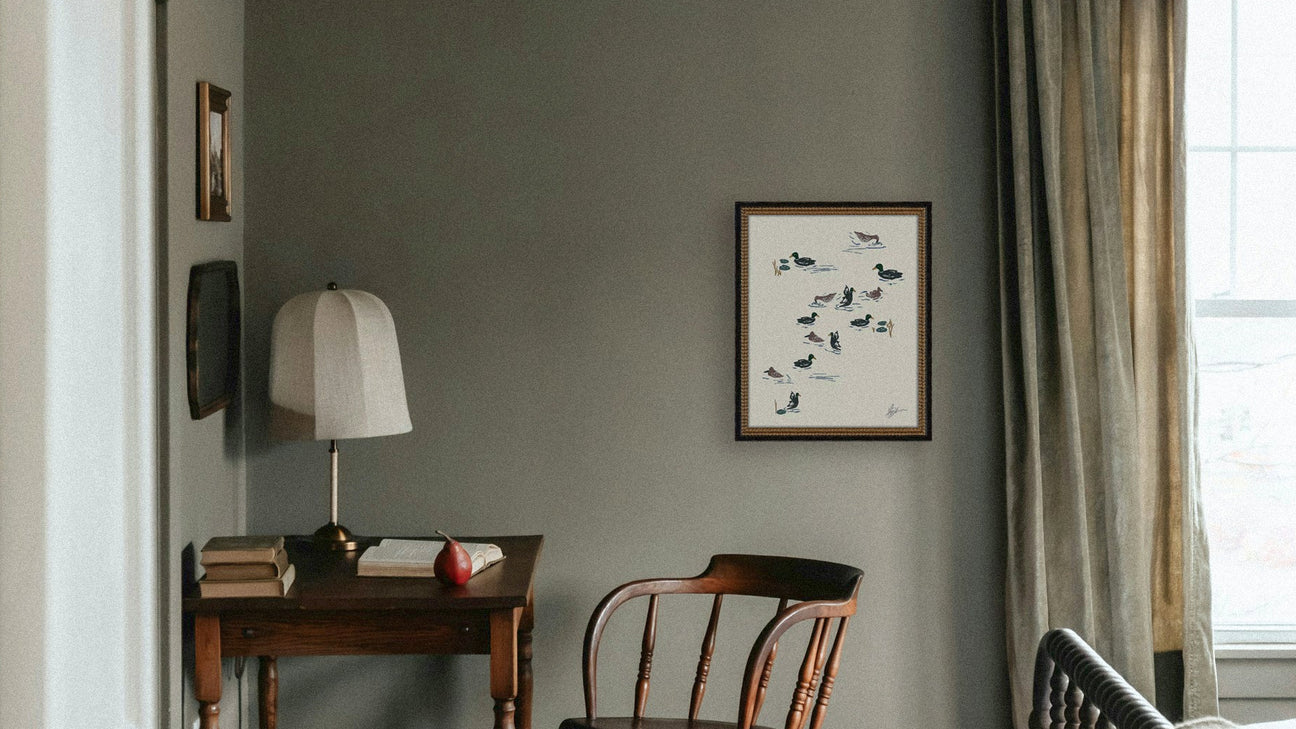 Lake Swim Duck Print by Hope Johnson for Artfully Walls X Anthropologie