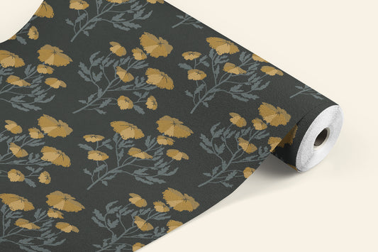 Large Moody Floral Wallpaper Rolls
