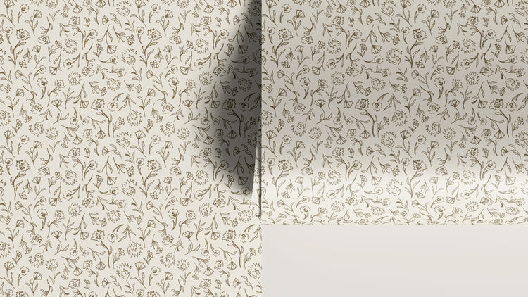 Sweeping Flora Wallpaper