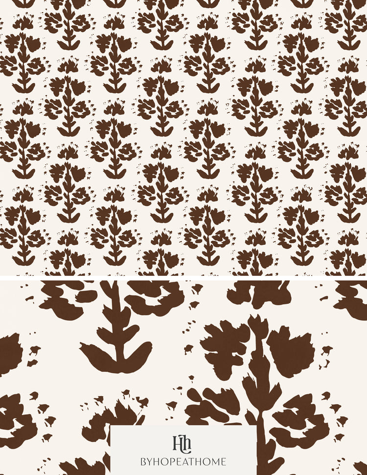 Block Print No. 01 Wallpaper