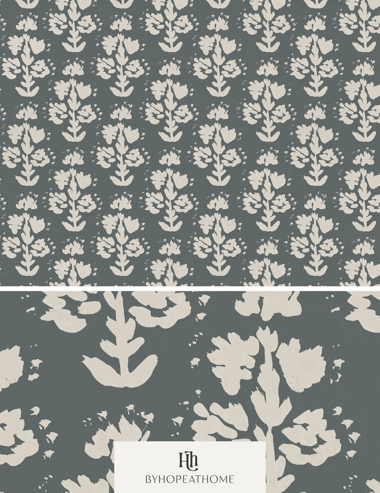 Block Print No. 01 Wallpaper