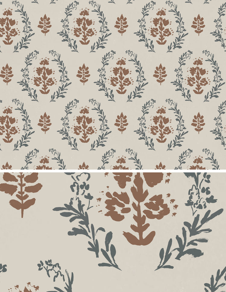 Vintage-Inspired Wallpaper