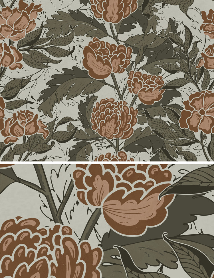 Vintage Floral Wallpaper