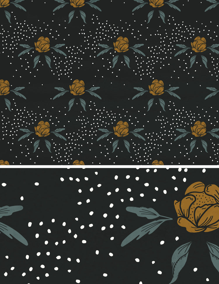 Moody Floral Wallpaper