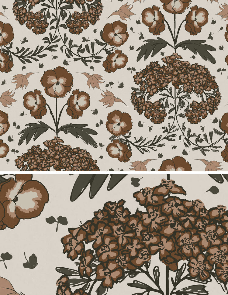 Vintage Inspired Wallpaper for Walls