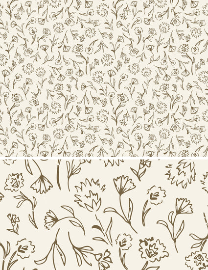 Subtle Floral Wallpaper for Walls
