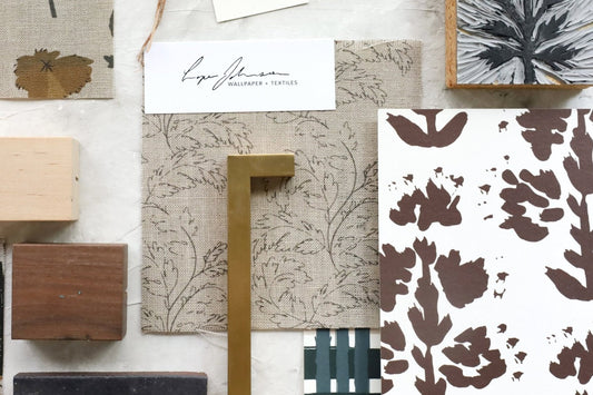 Floral Linen by the Yard Moodboard