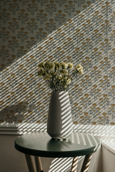 Vintage and Floral Inspired Wallpaper byHopeatHome